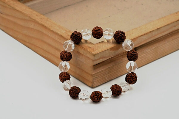 Rudraksha Sphatik Bracelet