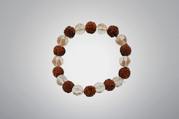 Rudraksha Sphatik Bracelet - Image 2